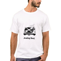 Analog Soul Vinyl T-Shirt | Minimalistische Draait
