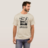 ANALOG TAPE REEL T-SHIRT (Voorkant volledig)