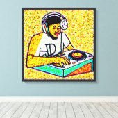 analoge alchemist canvas afdruk (Insitu (Houten vloer))