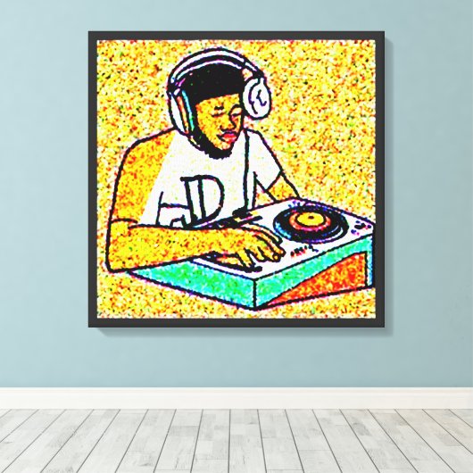 analoge alchemist canvas afdruk (Insitu (Houten vloer))