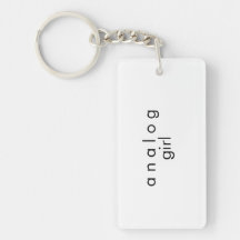 Analoge audio sleutelhanger | Dubbelzijdig