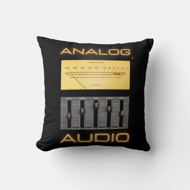Analoge audiofielen kussen (Voorkant)