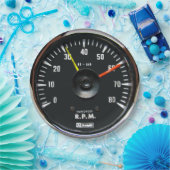  analoge automatische Tachometer Borden Papieren Bordje (Feest)
