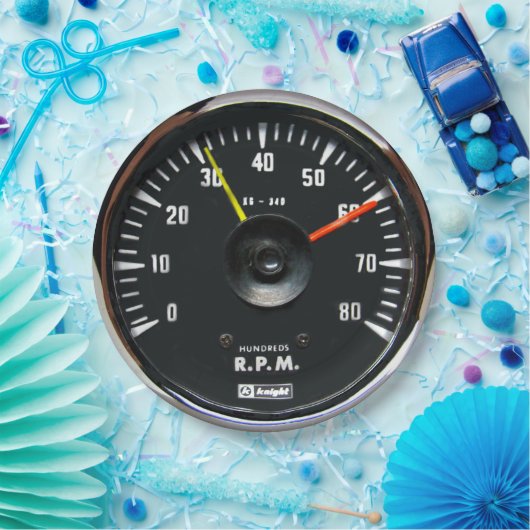  analoge automatische Tachometer Borden Papieren Bordje (Feest)
