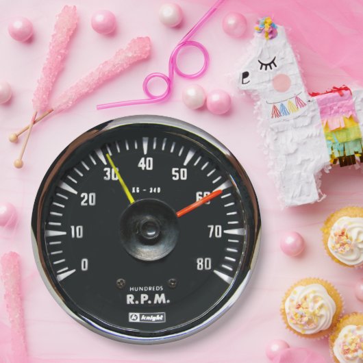  analoge automatische Tachometer Borden Papieren Bordje (Feest)