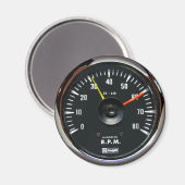  analoge automatische Tachometer Ronde Magnet (Voorkant / Achterkant)