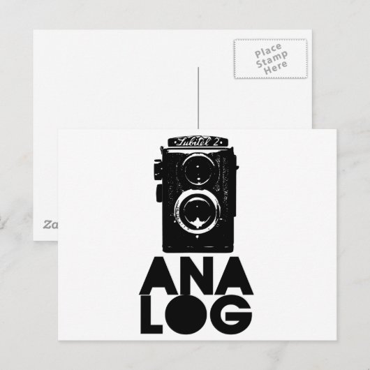 Analoge! Briefkaart (Voorkant / Achterkant)