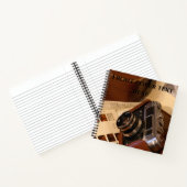  analoge camera in leder bruin hoesje notitieboek (Binnen)