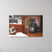 analoge camera-recorder canvas afdruk (Voorkant)