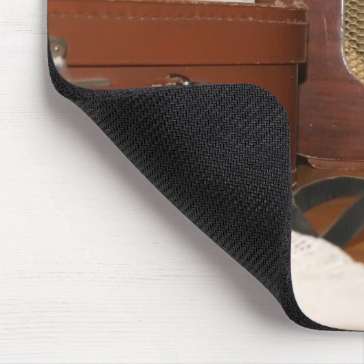 analoge camera-recorder en retro-radio muismat (Hoek)