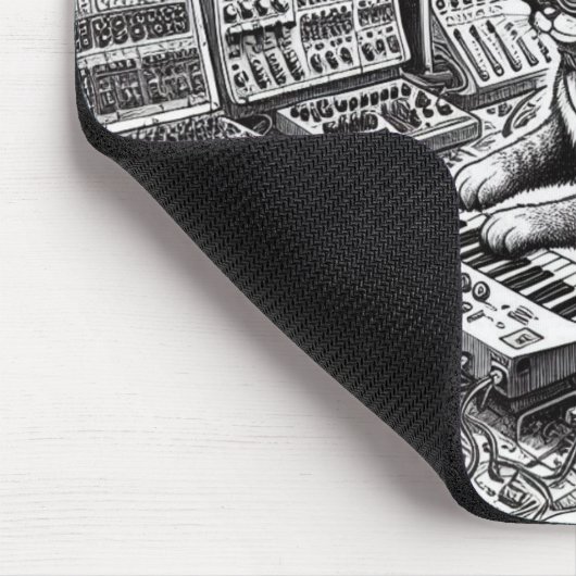 Analoge Cat Symphony Mousepad Muismat (Hoek)