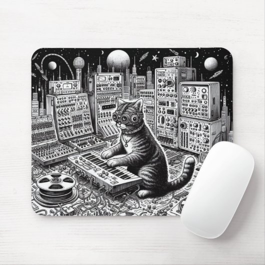 Analoge Cat Symphony Mousepad Muismat (Met muis)