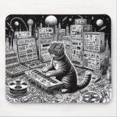 Analoge Cat Symphony Mousepad Muismat (Voorkant)