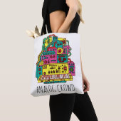 analoge crowddoedel tote bag (Dichtbij)
