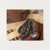 analoge fotocamera Retro Wandkleed (Voorkant (horizontaal))