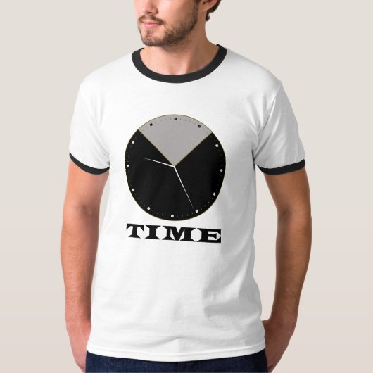 Analoge klok t-shirt (Voorkant)