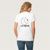 Analoge klok t-shirt (Achterkant volledig)