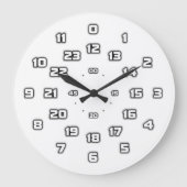 Analoge klok van 24 uur (Voorkant)