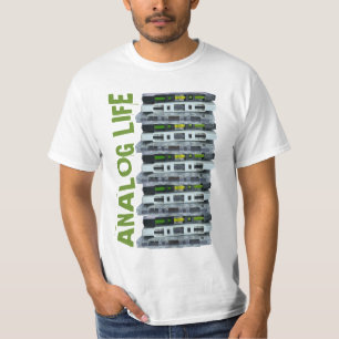 Analoge Life Cassettebandje Music Lover T-shirt