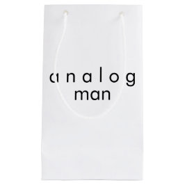 Analoge Man Witte Klein Cadeauzakje