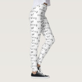 Analoge meisje witte leggings (Rechts)