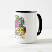 analoge menigte mok (Voorkant rechts)