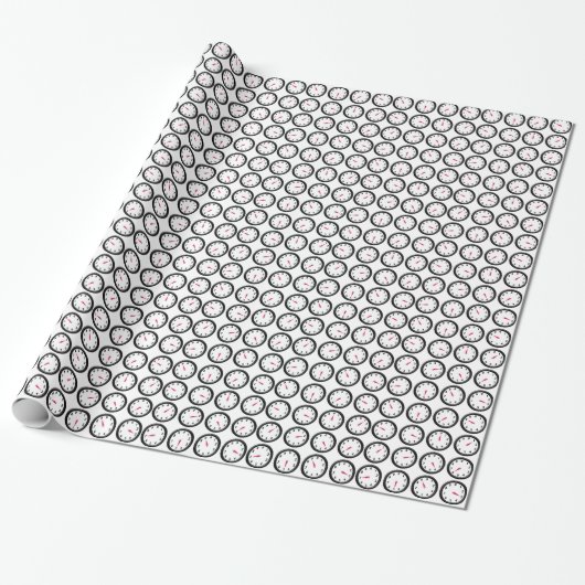 Analoge meters cadeaupapier (Uitgerold)