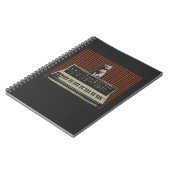 Analoge modulaire synthesizer katmuziekopwekker notitieboek (Linkerzijde)