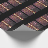 analoge modulaire Synthesizer Retro Synth Producer Cadeaupapier (Hoek)