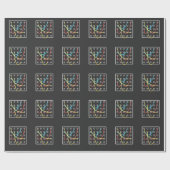 Analoge modulaire Synthesizer  Toetsenbord Cadeaupapier (Vlak)