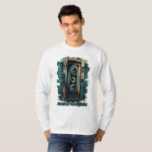 Analoge nostalgie,  ontwerp t-shirt (Voorkant volledig)