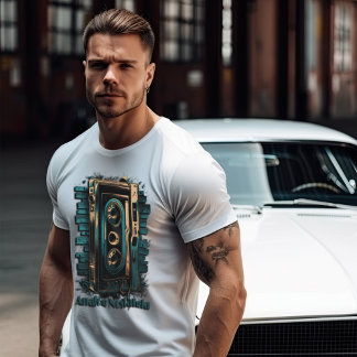 Analoge nostalgie, ontwerp t-shirt