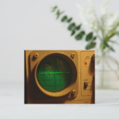 Analoge Oscilloscoop 1964 Briefkaart (Staand voorkant)