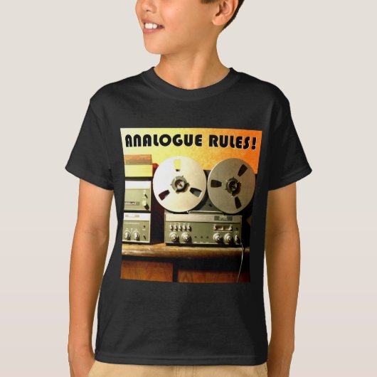 Analoge regels t-shirt (Voorkant)