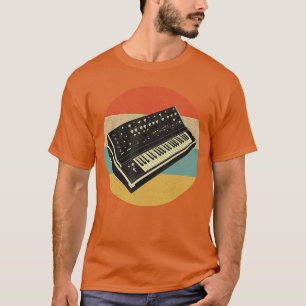 Analoge Retro Modulaire Synthesizer Toetsenbord Sy T-shirt