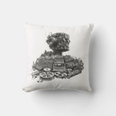 Analoge robotkop: modulair synth-ontwerp kussen (Voorkant)