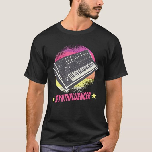 Analoge Synthesizer - Synthfluencer - Synthfluence T-shirt (Voorkant)