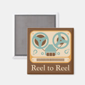 Analoge taperecorder weergeven magneet (Voorkant / Achterkant)