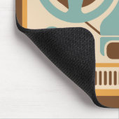 Analoge taperecorder weergeven muismat (Hoek)