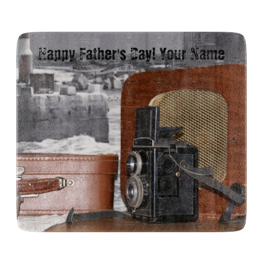 analoge videocamera Retro Snijplank (Voorkant)