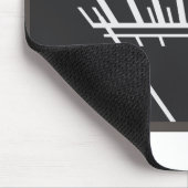 Analoge volumegaspeilingen van VU-meter Muismat (Hoek)