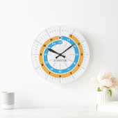 Analoge wandklok van 24 uur (Huis)