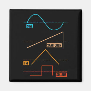 analoge Waveform-muzikant Magneet