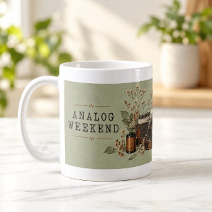 Analoge Weekend Vintage Camera Vinyl Mok