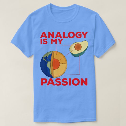 Analogie is mijn passie t-shirt (Design voorkant)