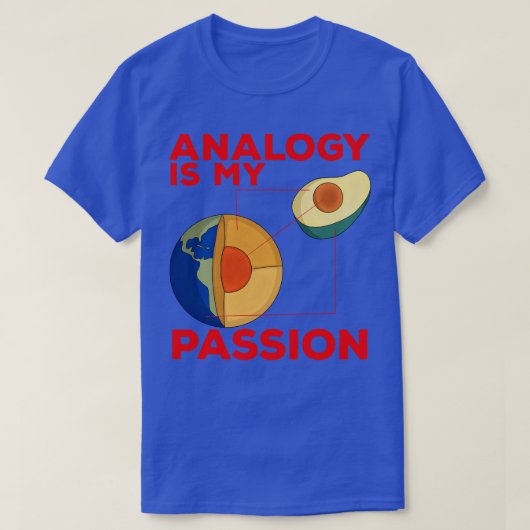 Analogie is mijn passie t-shirt (Design voorkant)