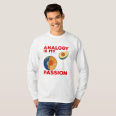 Analogie is mijn passie t-shirt (Voorkant volledig)