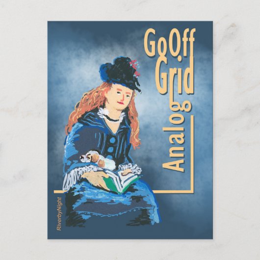 Analoog - Go Off Grid serie #02 Briefkaart (Voorkant)
