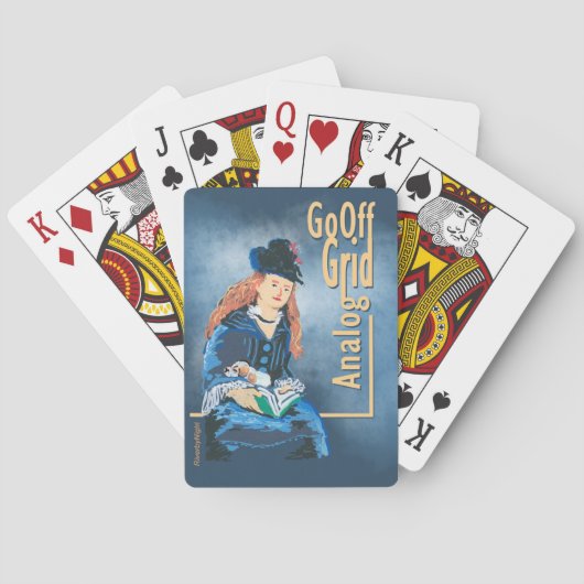 Analoog - Go Off Grid serie #02 Pokerkaarten (Achterkant)
