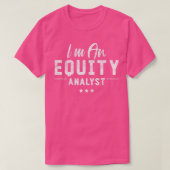 Analyse aandelenanalyse handelaar 6 t-shirt (Design voorkant)